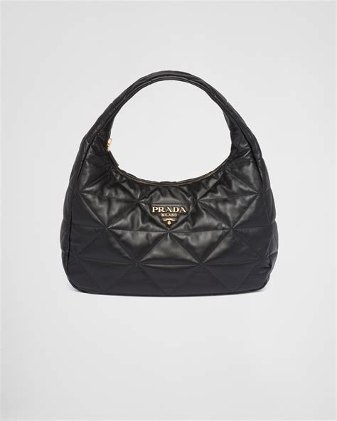 prada nappa leather clutch|Black Large, topstitched nappa.